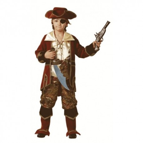 Карнавальный костюм Капитан пиратов коричневый