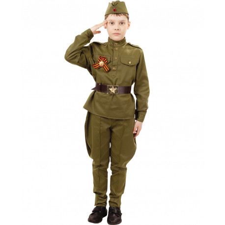 Детский военный костюм 2032 к-18 Солдат