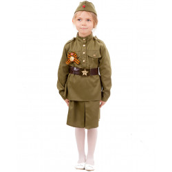 Детский военный костюм Солдатка 2033 к-18